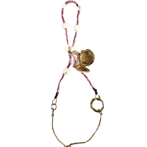 Sea Shell Locket Beaded Hand chain - Picture 7 of 14